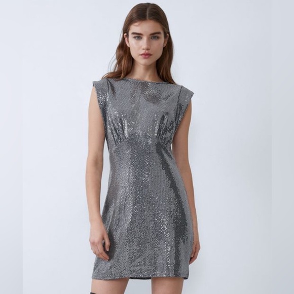 white christmas dresses Zara Dresses
